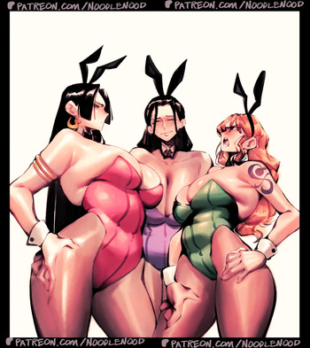 One piece bunny girls cover