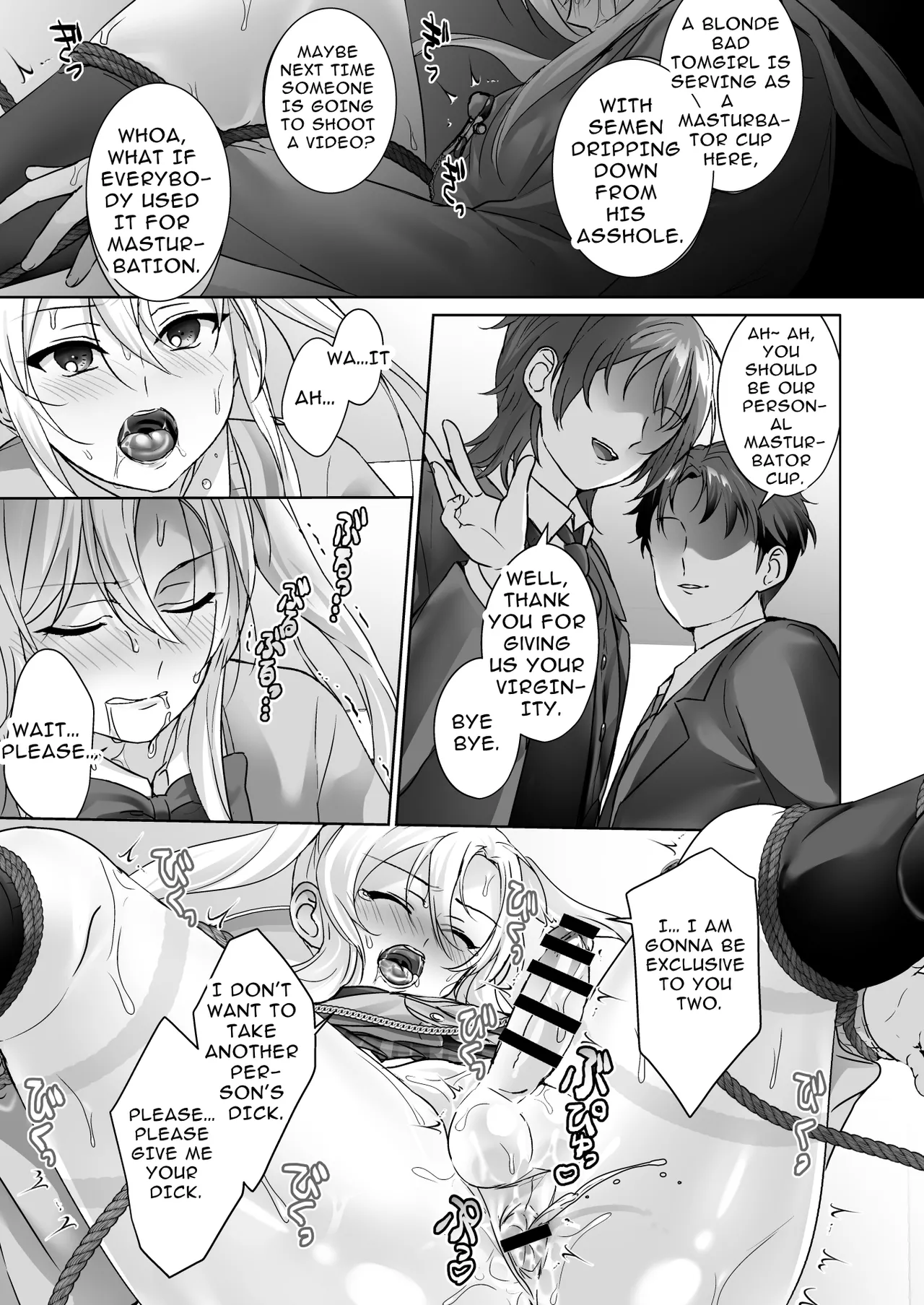 Kinpatsu Yankee-kun o Josou Omocha Seme | Blonde Delinquent Boy's Crossdressing &amp; Sex Toy Torment page 9 full