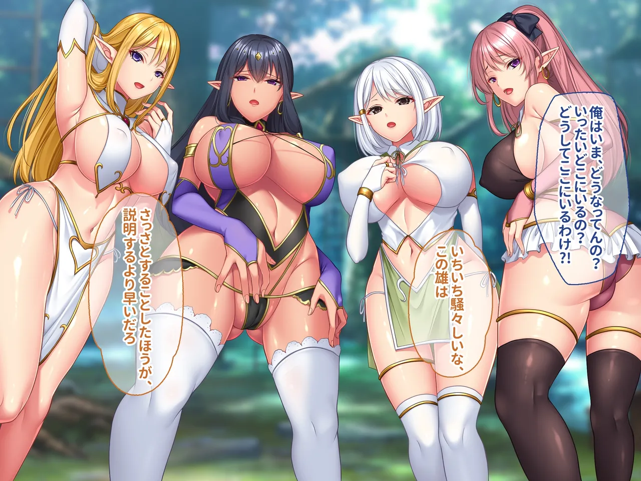 どスケベエルフの発情マンコがチンポを咥えて離さないので朝から晩まで子作り三昧！ 目が覚めたらそこは子作りシーズンのエルフ村だったので異世界種馬性活始めました！ page 6 full