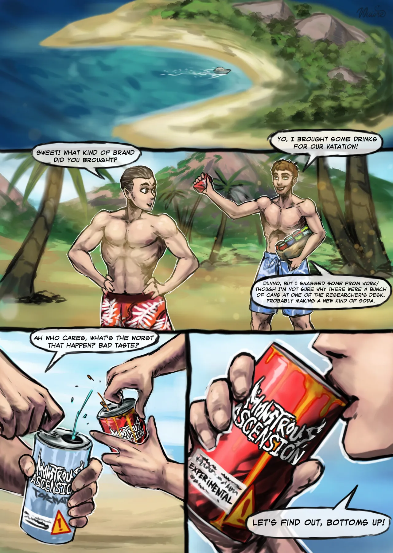 Monstrous Euphoria page 1 full