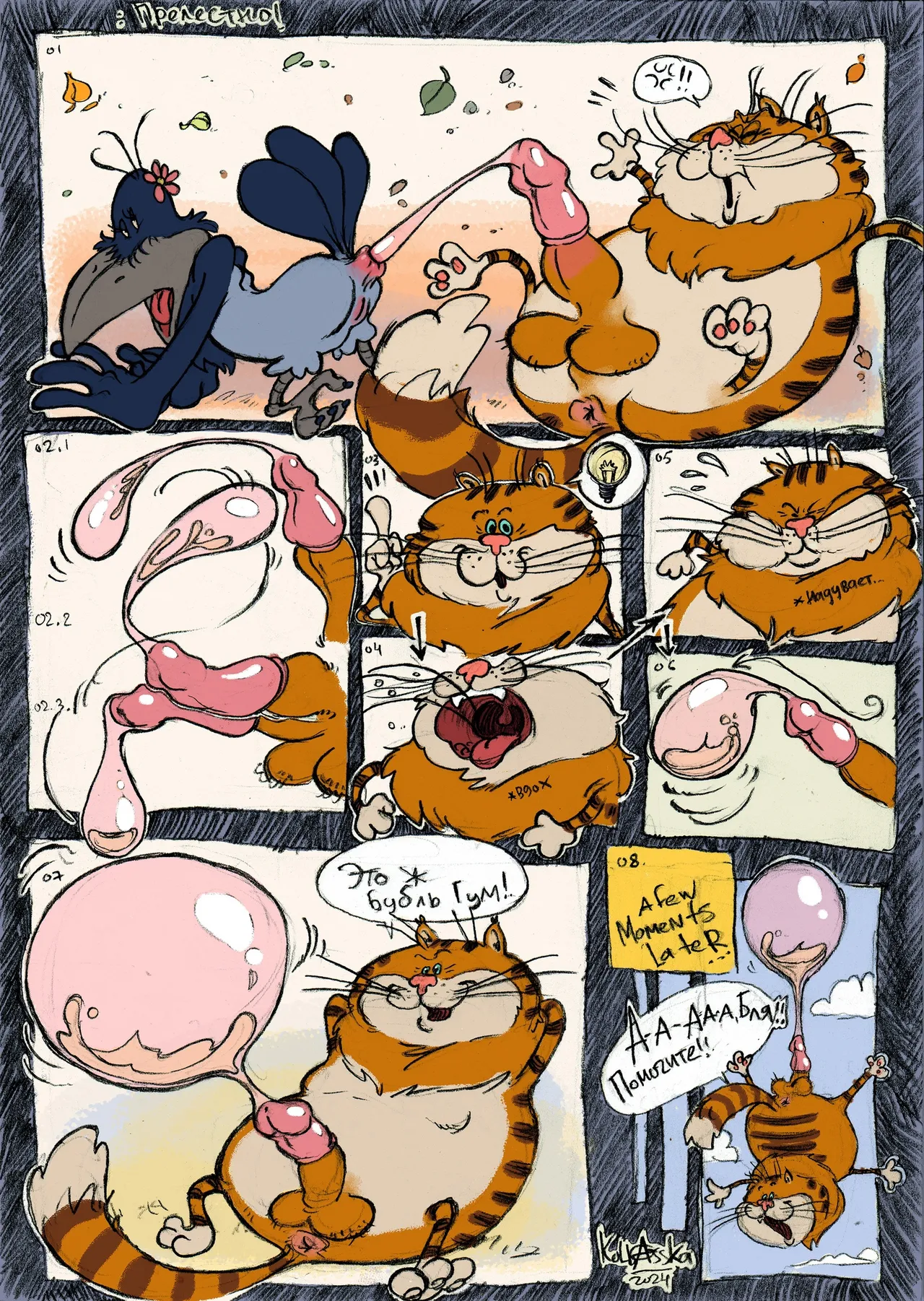 The return of the prodigal parrot - Clara the crow and Vasilij the cat - Soyuzmultfilm - Rusrule34 page 9 full