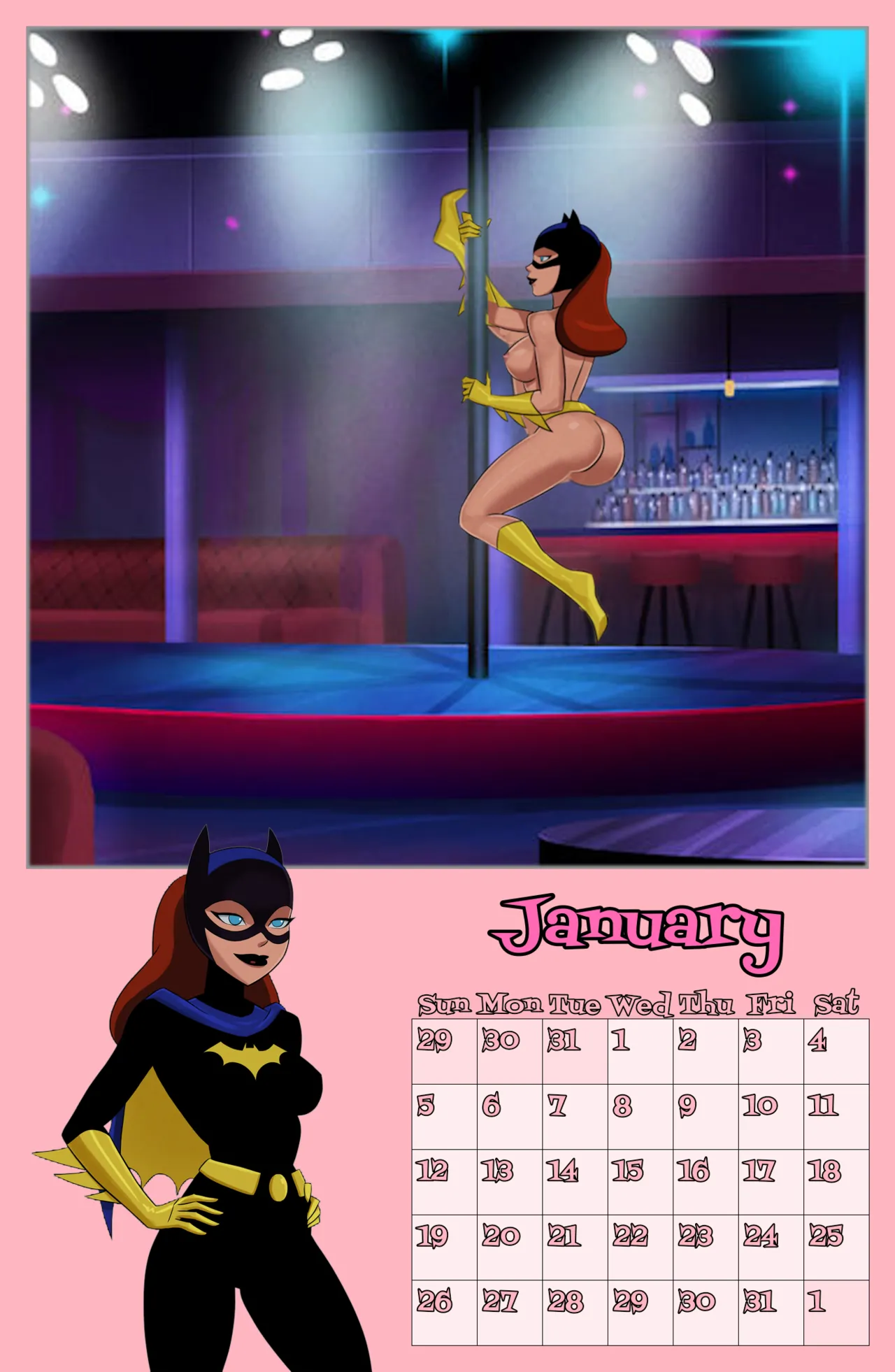 LexCorp Calendar 2025 "JustTITS League" - FANMADE edits of Sunsetriders7 assets page 2 full