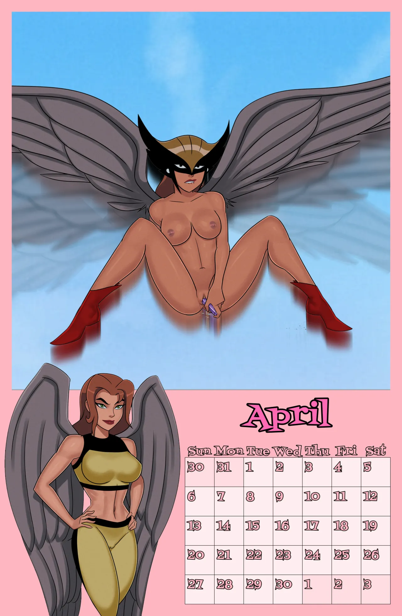 LexCorp Calendar 2025 "JustTITS League" - FANMADE edits of Sunsetriders7 assets page 5 full