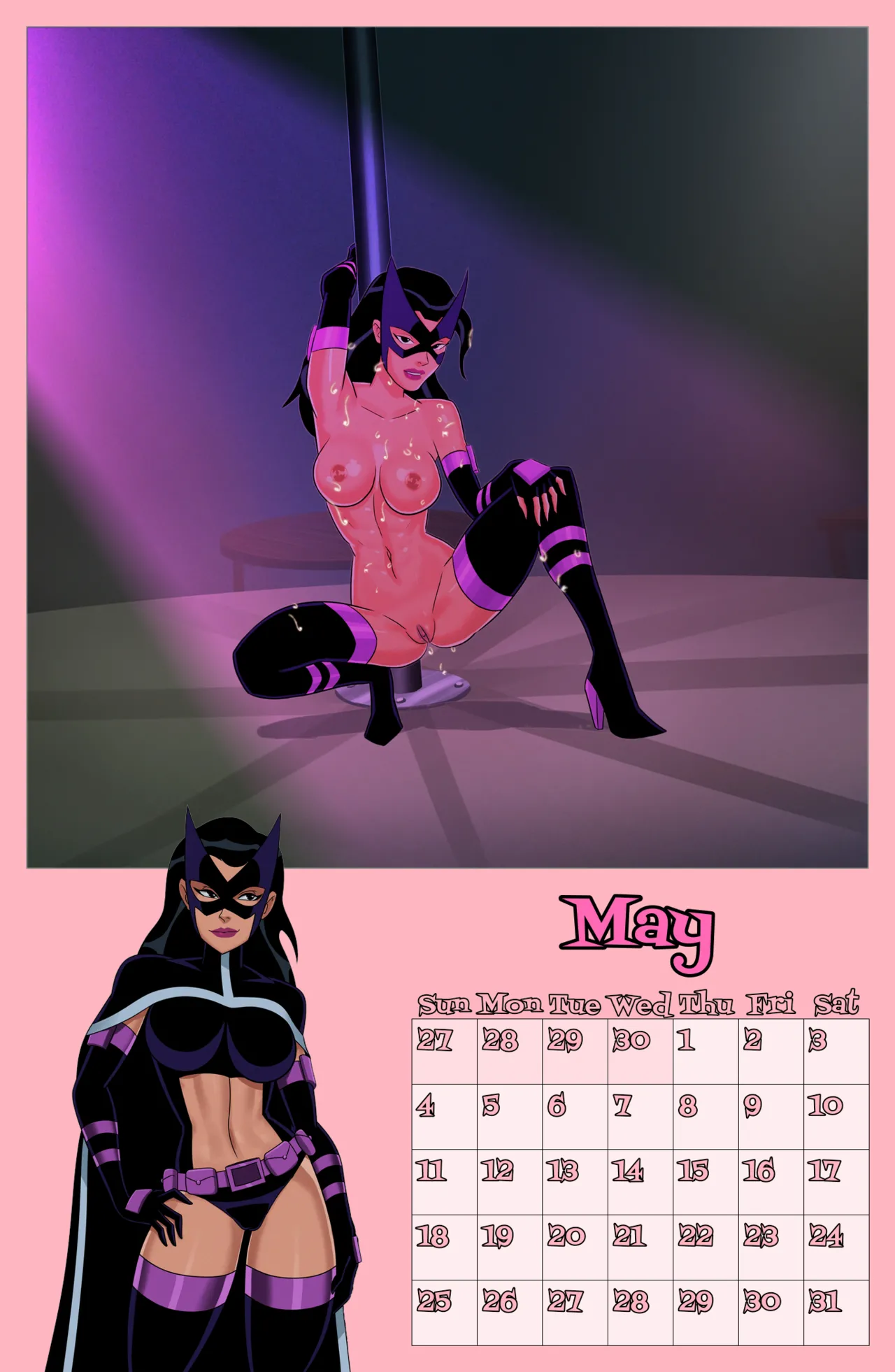 LexCorp Calendar 2025 "JustTITS League" - FANMADE edits of Sunsetriders7 assets page 6 full