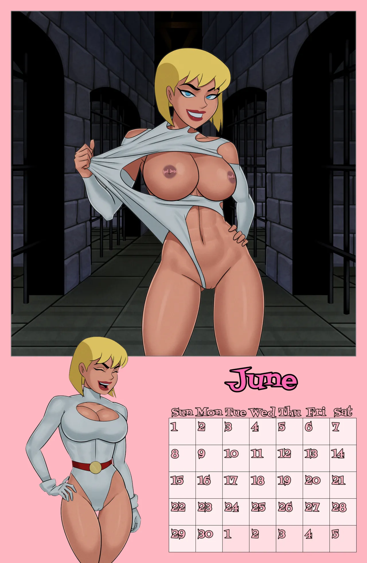 LexCorp Calendar 2025 "JustTITS League" - FANMADE edits of Sunsetriders7 assets page 7 full