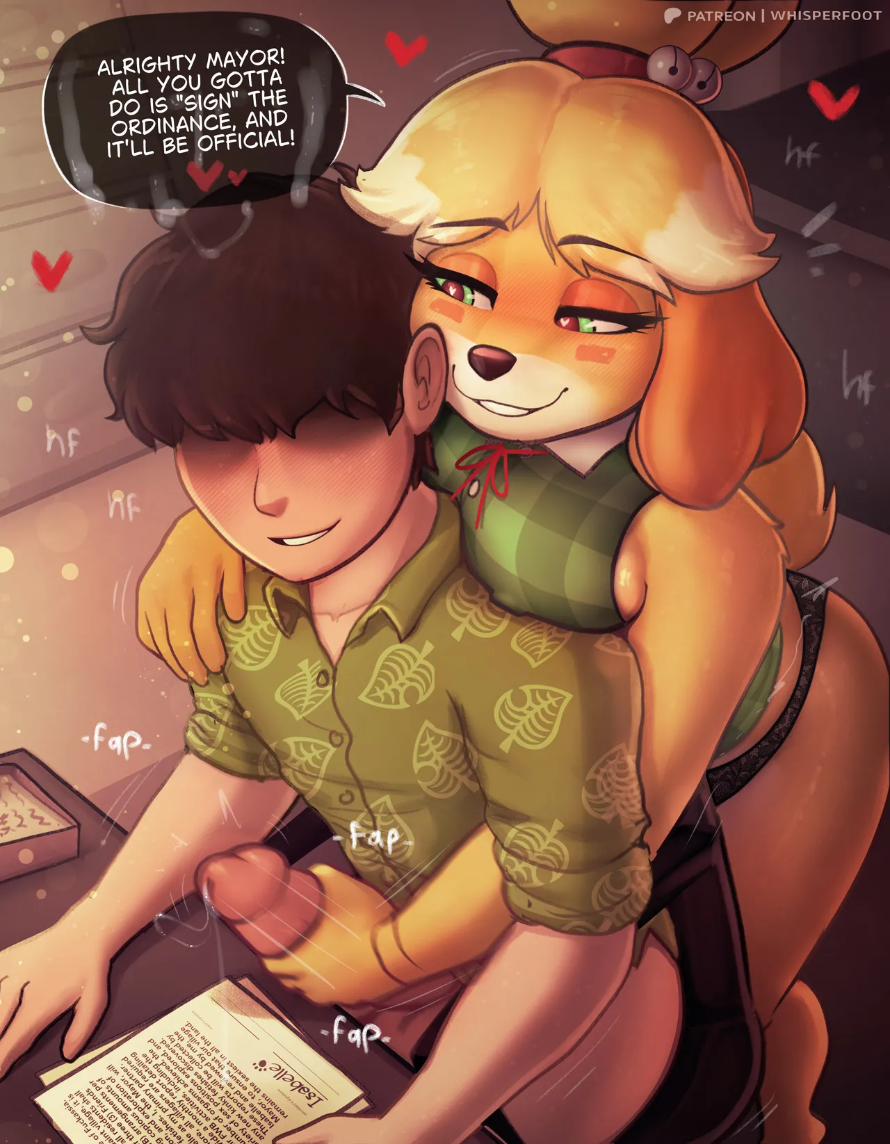 Whisperfoot -  IsaSex with Nookie pg1 🐶🌭💦 page 2 full