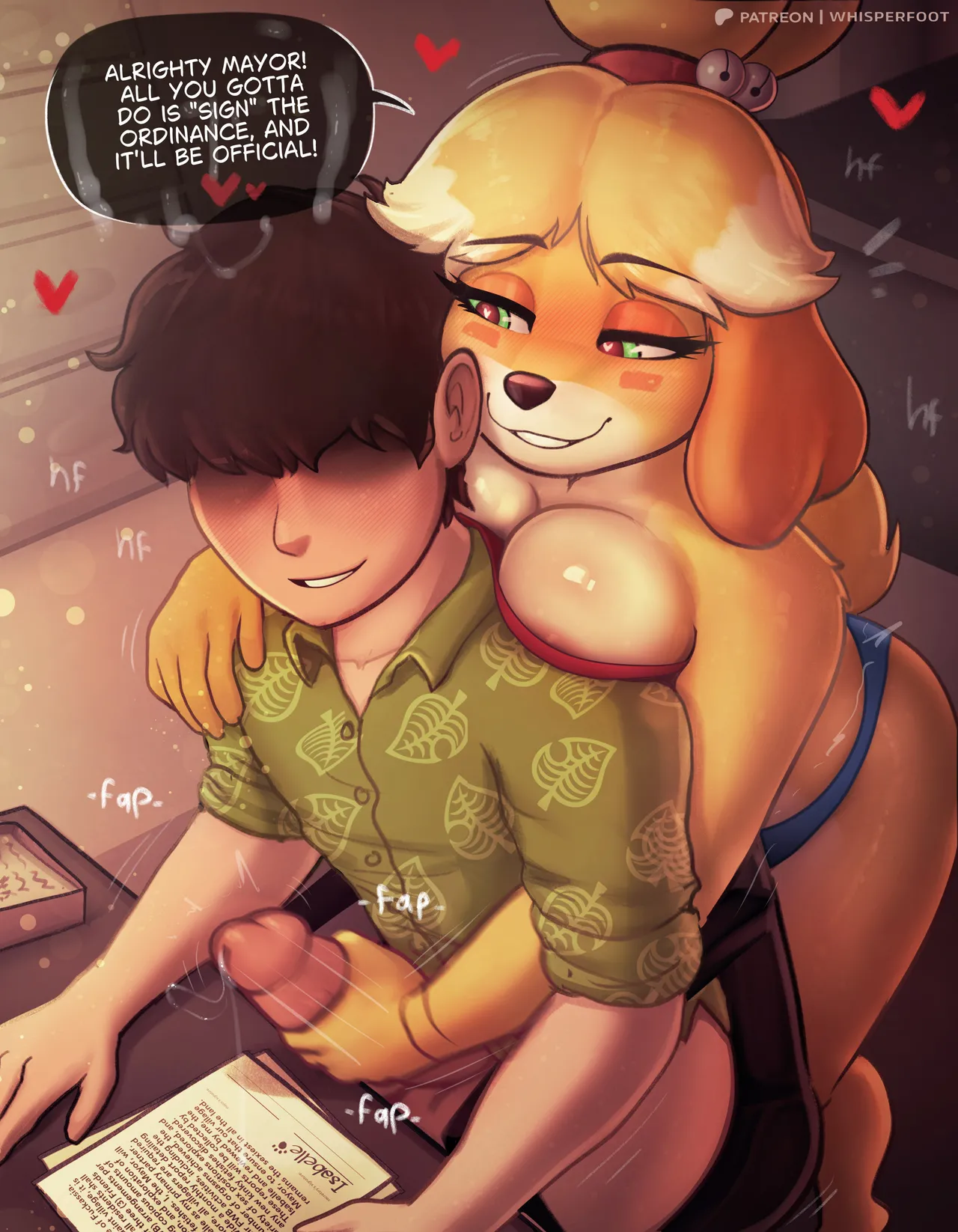 Whisperfoot -  IsaSex with Nookie pg1 🐶🌭💦 page 3 full