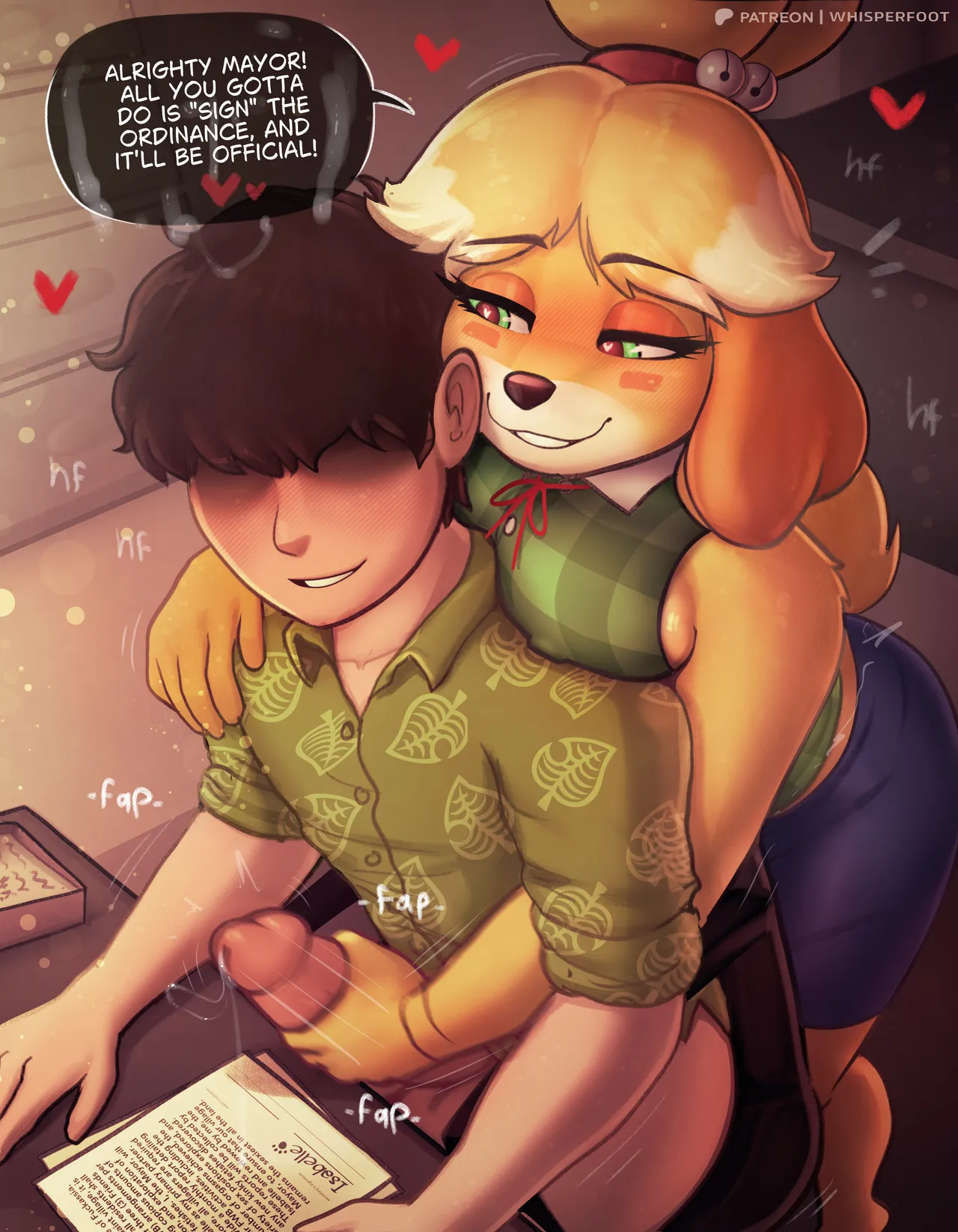 Whisperfoot -  IsaSex with Nookie pg1 🐶🌭💦 page 5 full