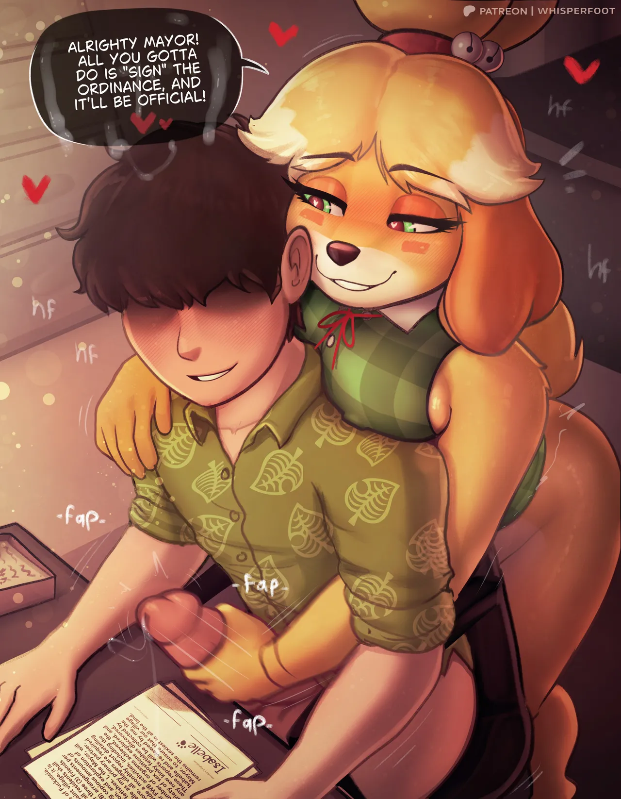 Whisperfoot -  IsaSex with Nookie pg1 🐶🌭💦 page 8 full