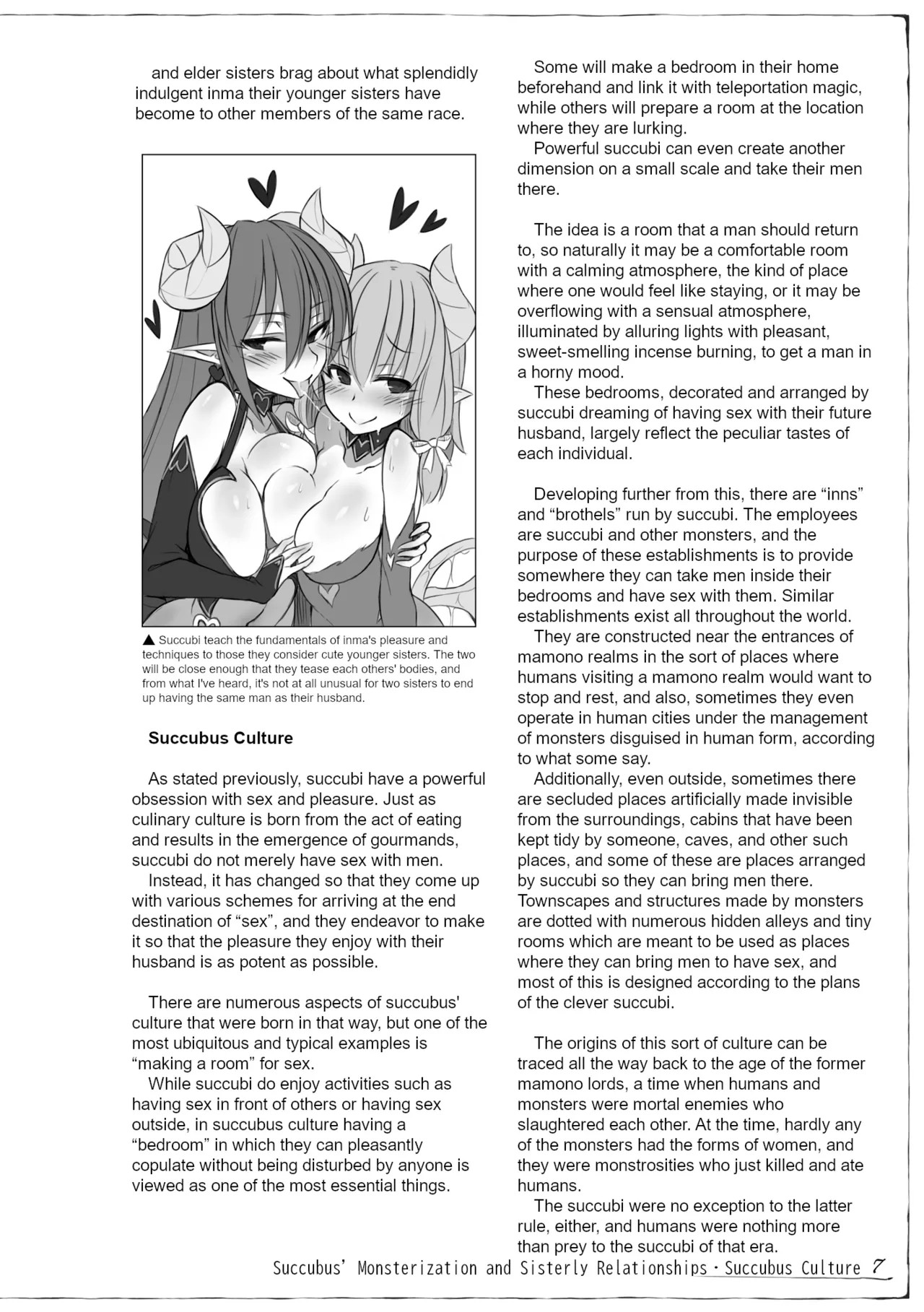 Monster Girl Encyclopedia: Research Records - Succubus Notebook page 8 full