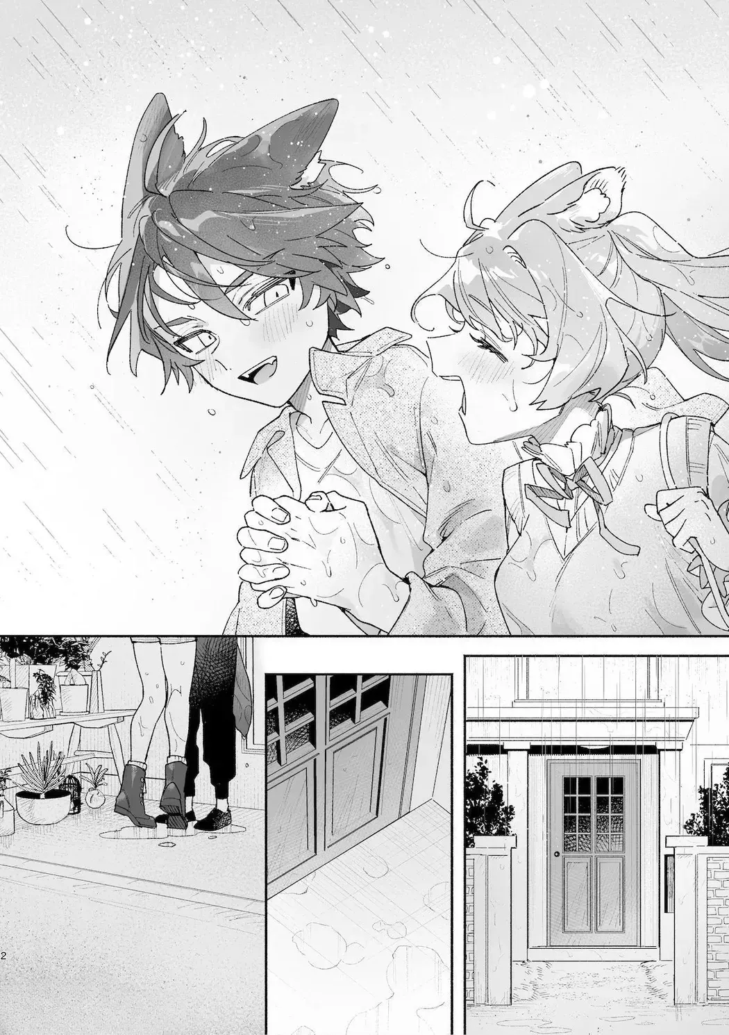 ♂ ga uke. Usagi-chan × ōkami-kun 2 | ♂ is the bottom. Rabbit-chan x Wolf-kun 2 page 4 full