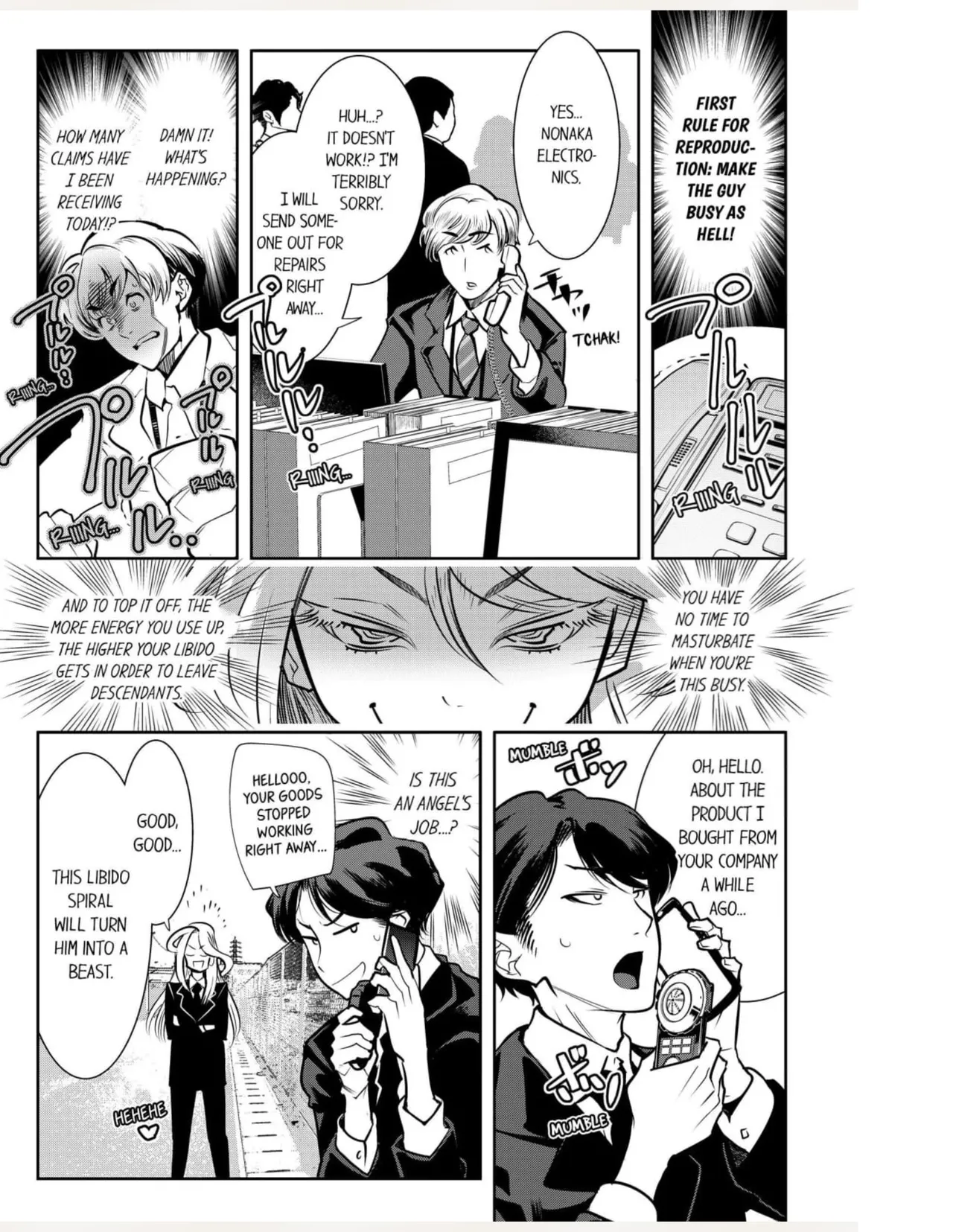 Tenshitachi wa Jinrui Hanshoku Tantou ni Narimashita 1 | Angels Matchmaking People for Human Reproduction 1 page 10 full