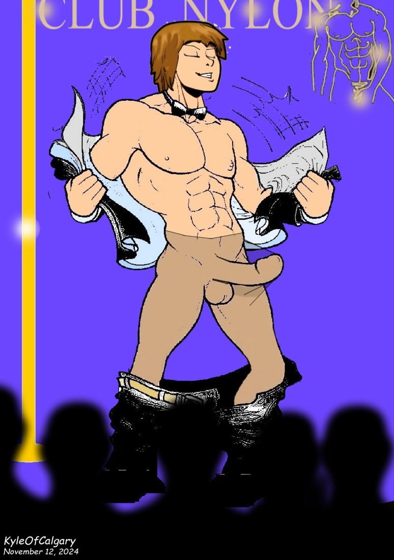 Kyle of Calgary. Hot Hunks - Gay and Bisexual in Pantyhose 4 page 2 full