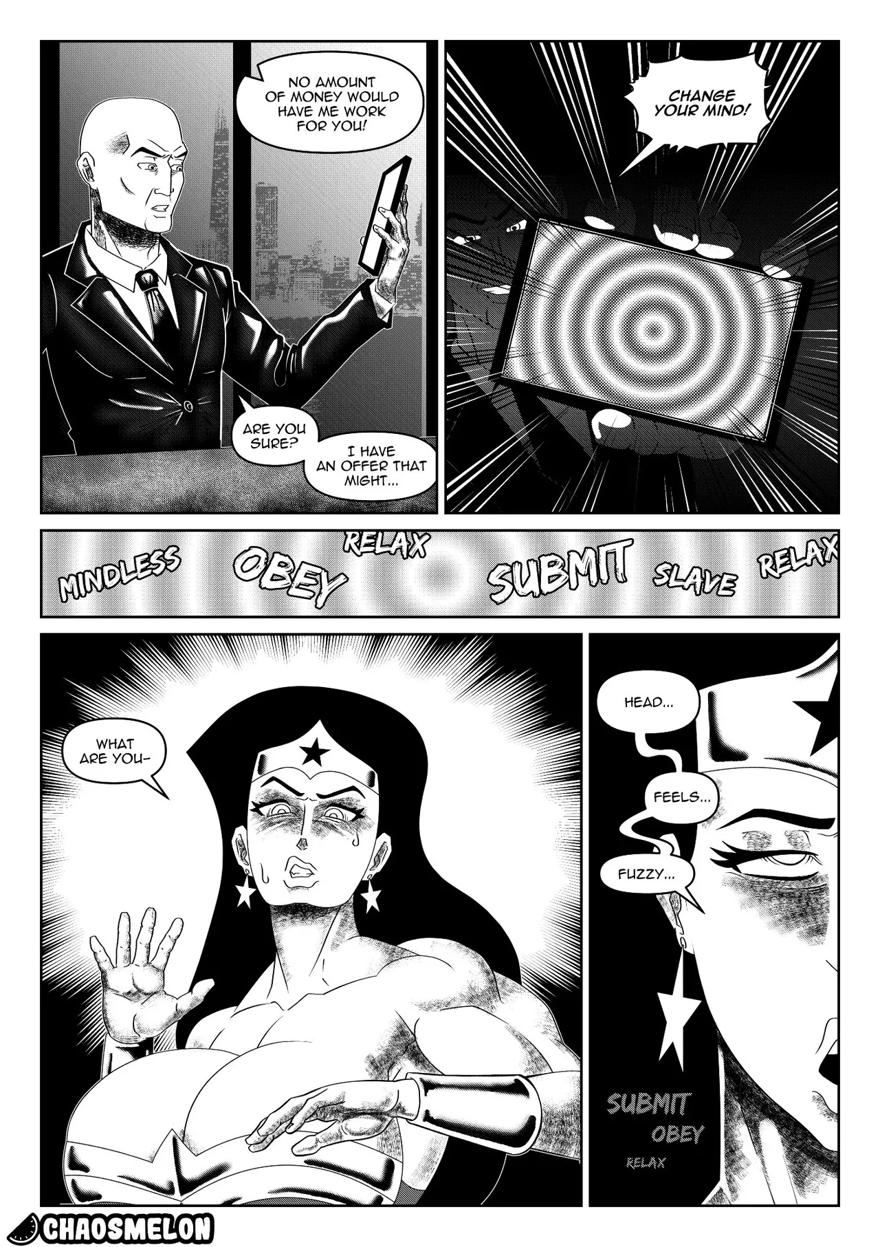 Super Heroines in Hipnotyc Trouble page 7 full