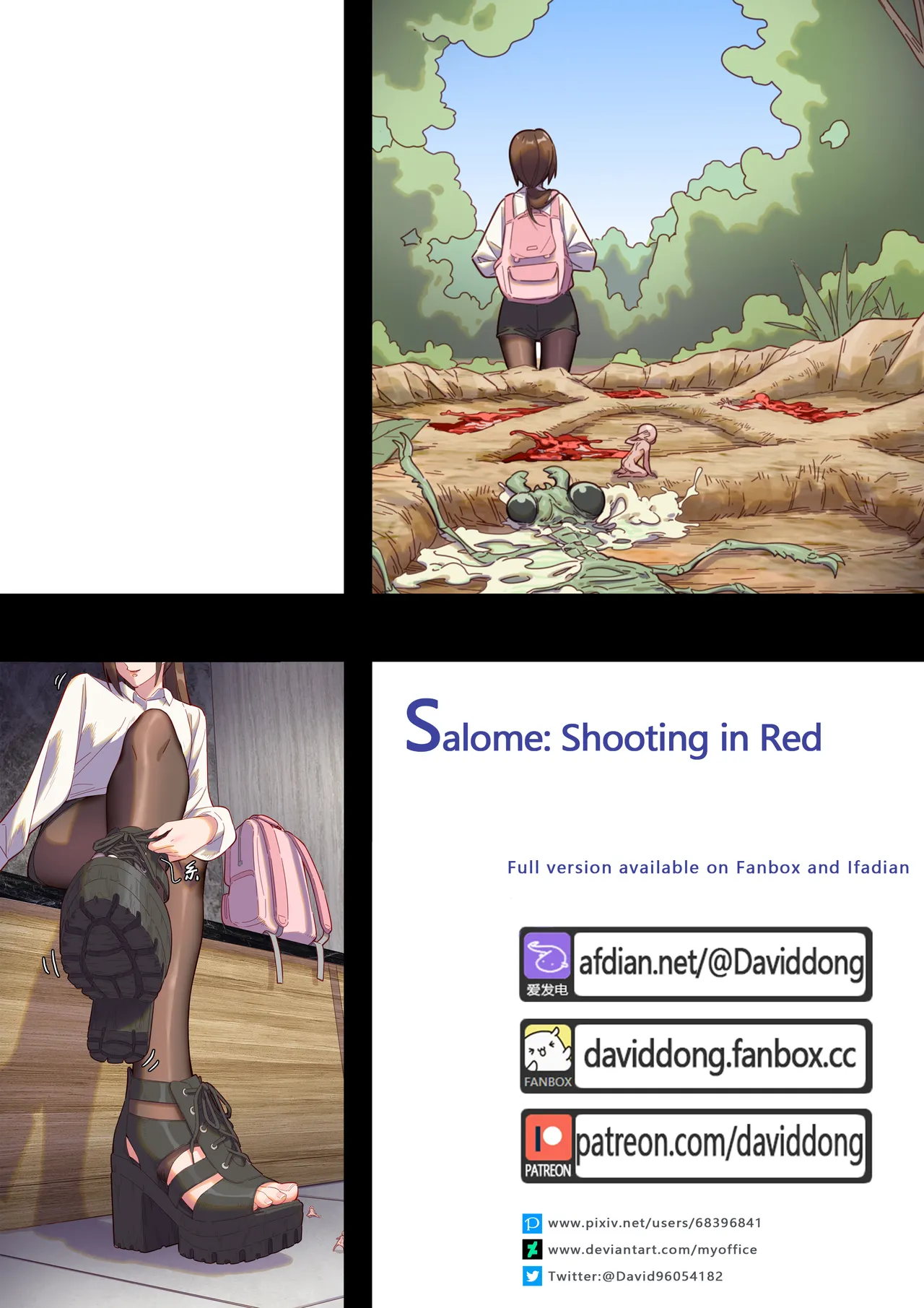 Salome: Shooting in Red page 1 full