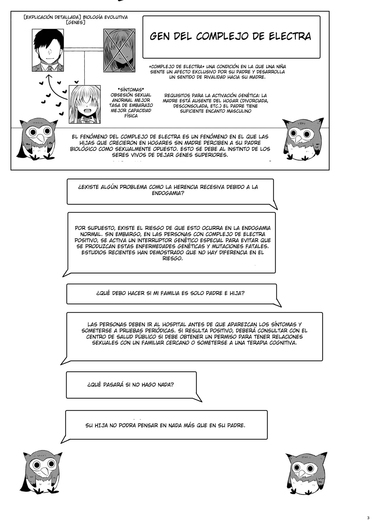 Idensei Shikkan no Risk ga Nai nara Papa to Kozukuri Shite mo Ii yo ne♥ | Si No Hay Riesgo De Enfermedad Genética, Está Bien Tener Un Hijo Con Tu Padre Biológico♥ page 3 full