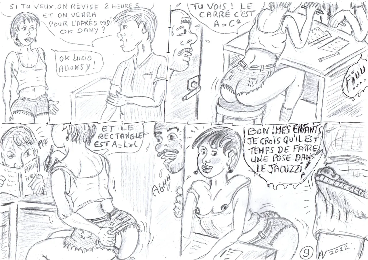 cours extra scolaire ! by avedrac  inspired by fidelenrich page 8 full