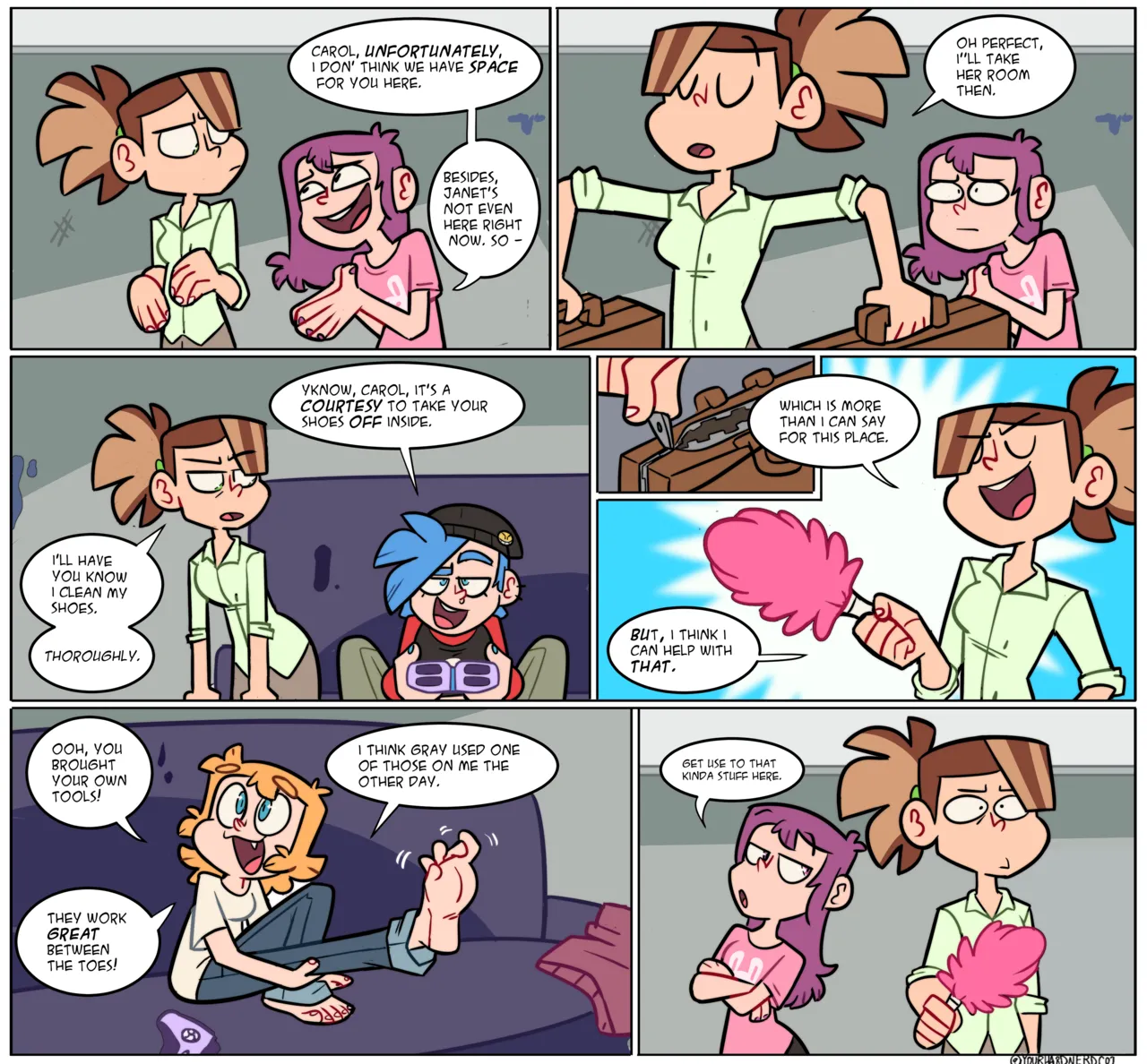 Yourhardnerdcollectr - Carol Comes to Visit page 4 full