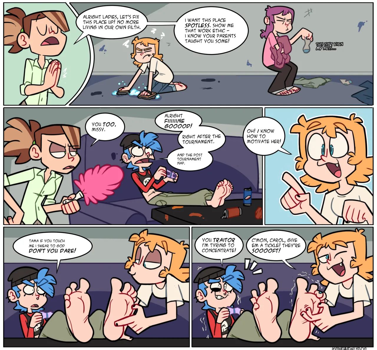 Yourhardnerdcollectr - Carol Comes to Visit page 5 full