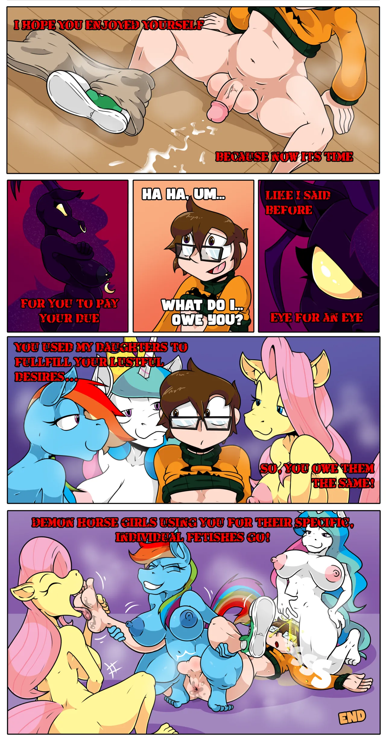 Another One of those Comics Where they Fuck a Demon page 8 full