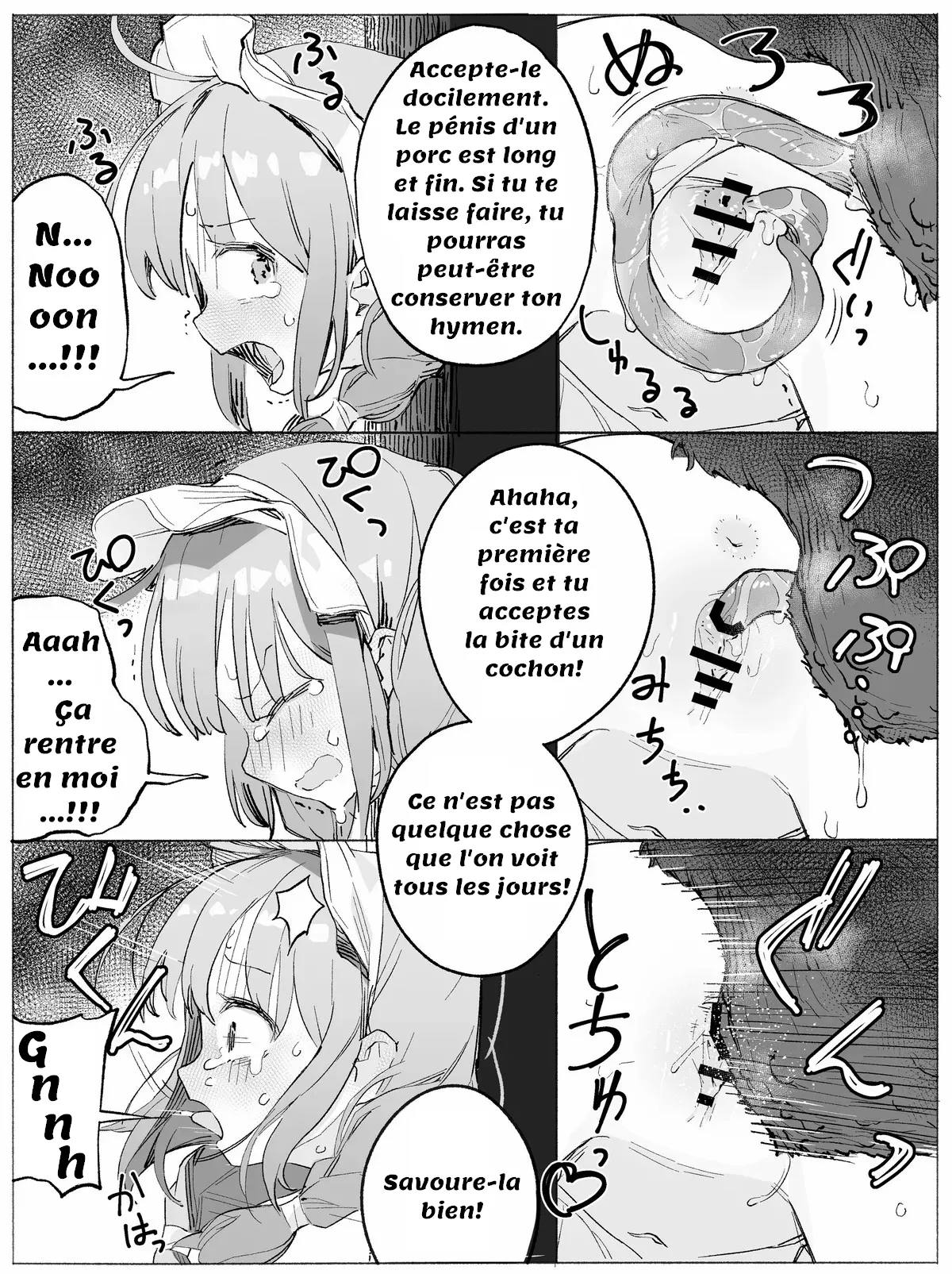 Une petite bonne négligente - Cochon et punition sévère page 4 full