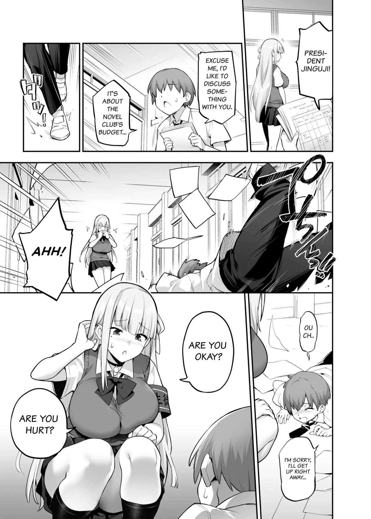 Akogare no Seitokaichou ga Kyonyuu Sugiru Ken | About the Beloved Student President's Huge Tits page 6 full