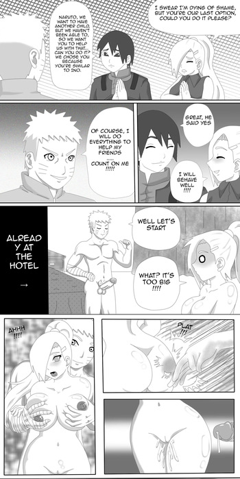 Ino Yamanaka x Naruto Uzumaki cover