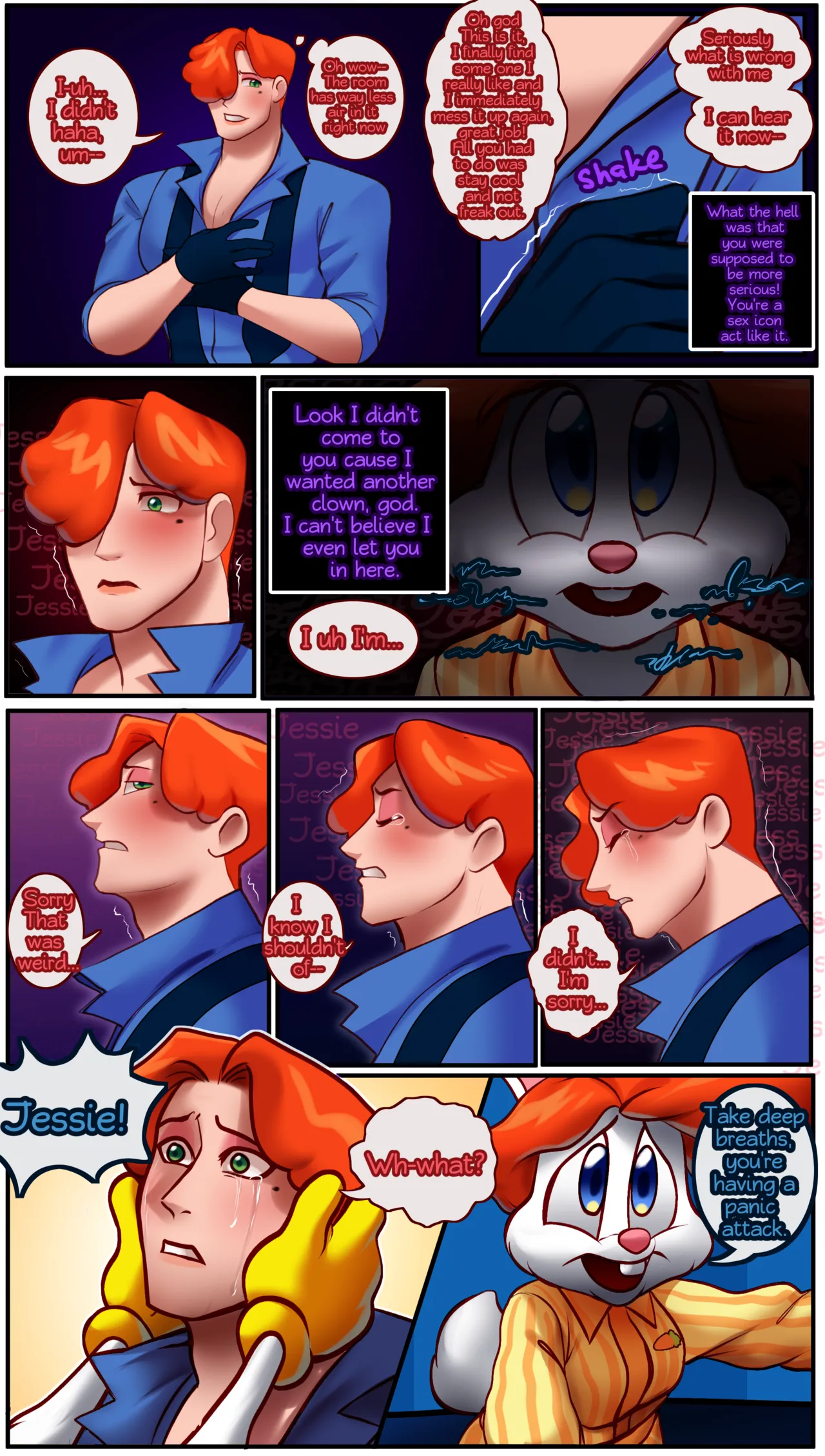 Who CREAMPIED! Rosey Rabbit page 6 full