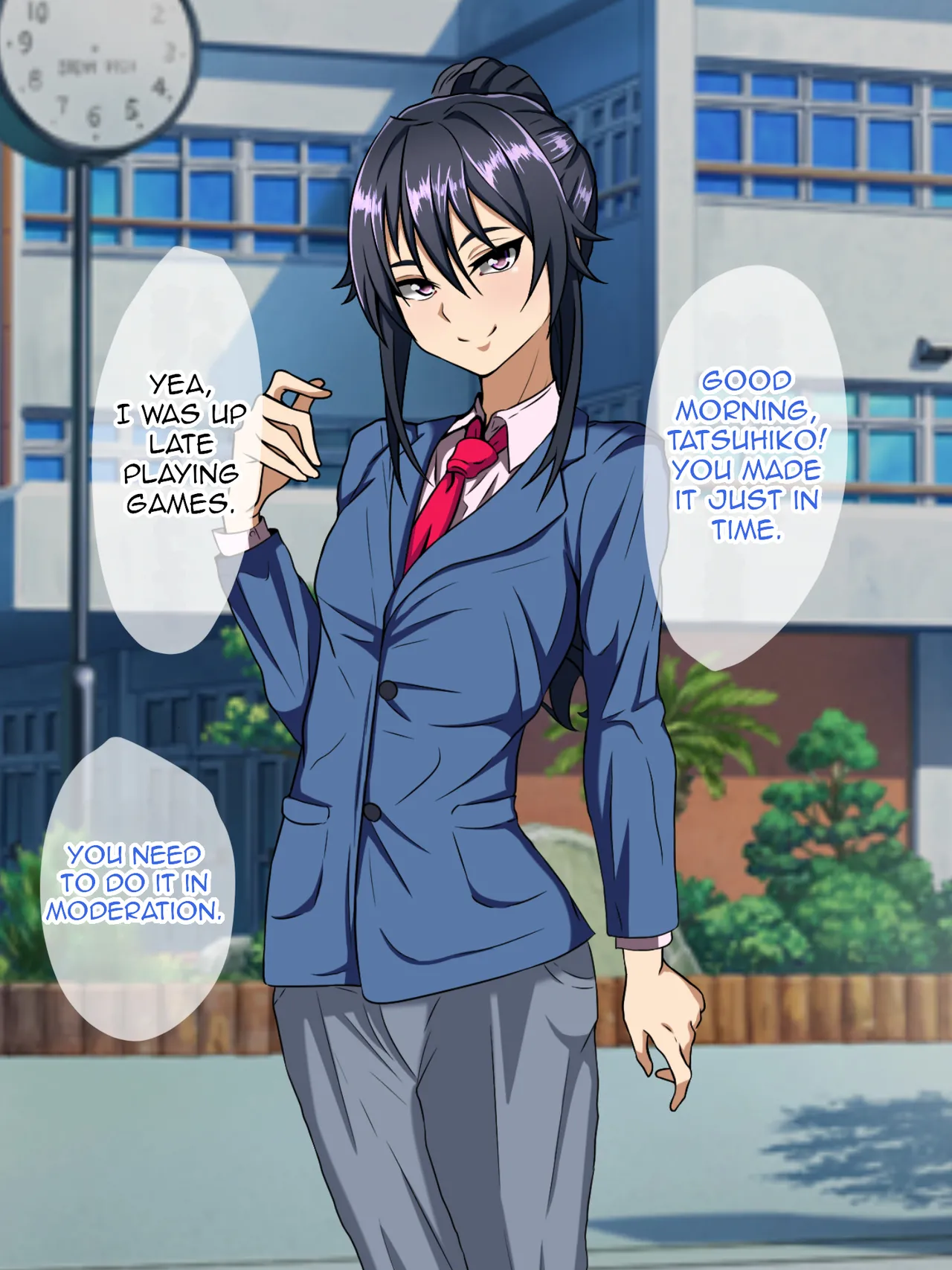 Wafuukei Osananajimi wa Kokujin Ryuugakusei ni Netorareru page 2 full