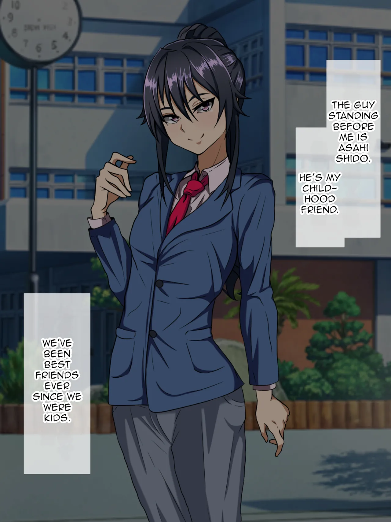 Wafuukei Osananajimi wa Kokujin Ryuugakusei ni Netorareru page 3 full