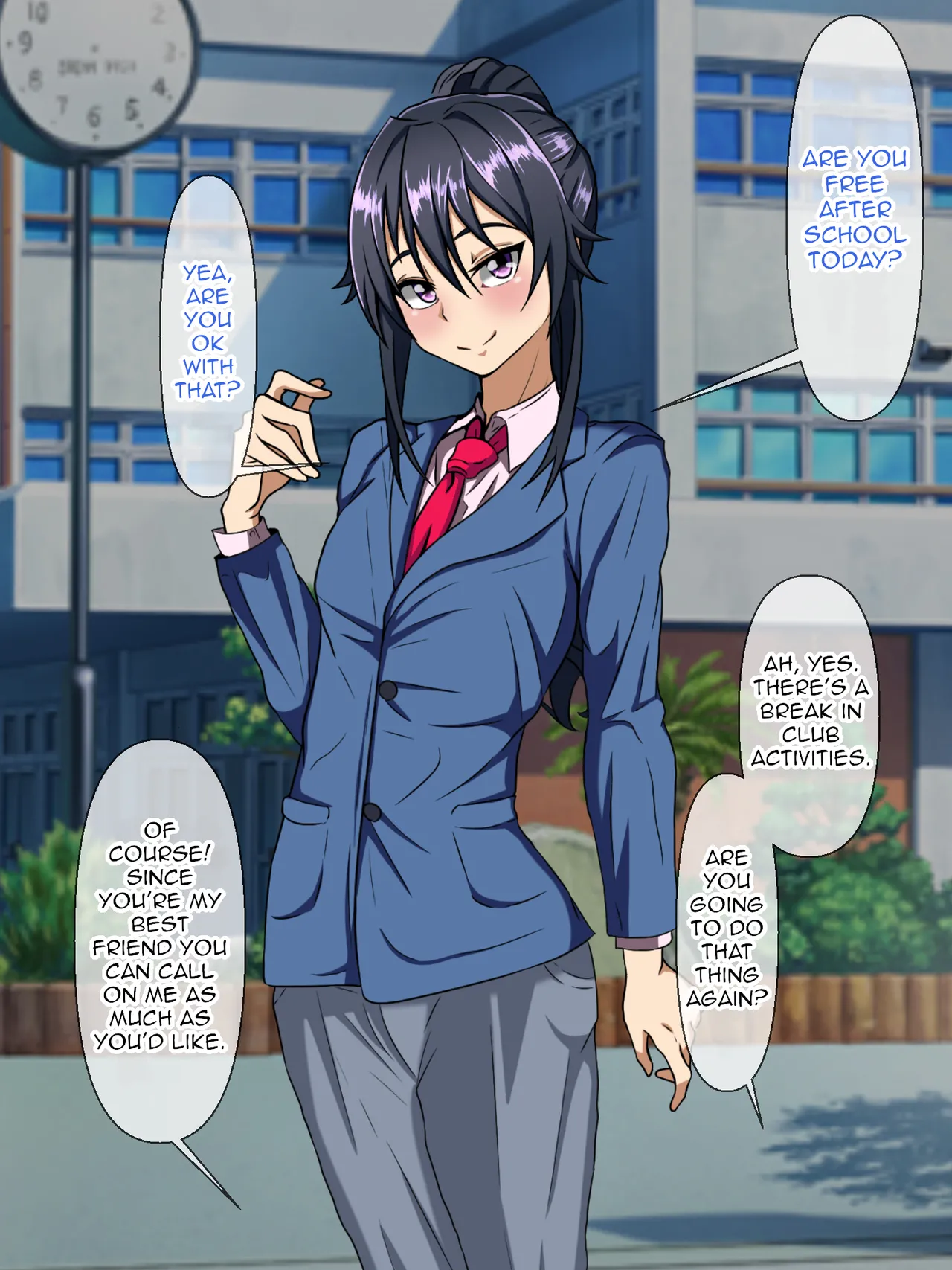 Wafuukei Osananajimi wa Kokujin Ryuugakusei ni Netorareru page 5 full