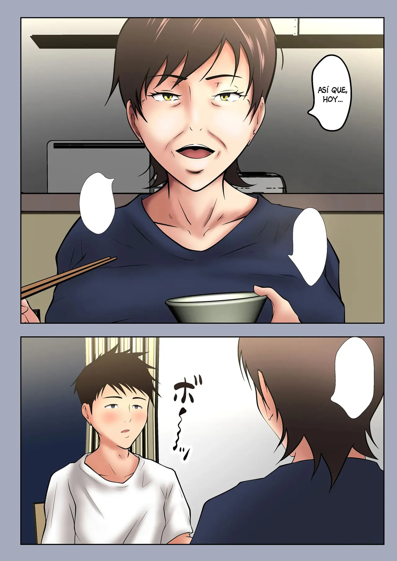 Okaa-san ga Onanie Shiteita Node… | Mi mama se estaba masturbando... page 10 full