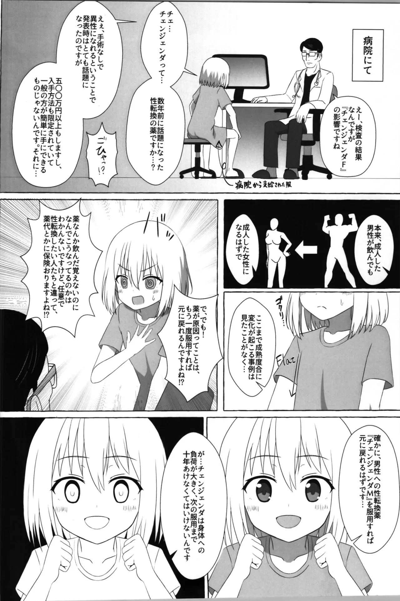 A story about a sadist who becomes a masochist after being transformed into a loli page 4 full