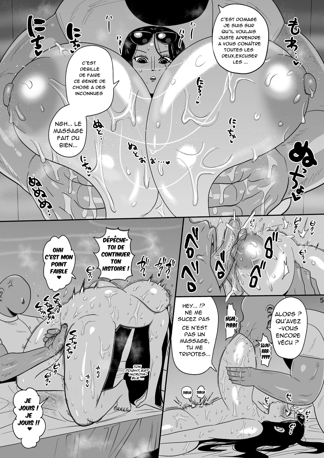 Nico Robin Vs. Masseur Old Man page 6 full