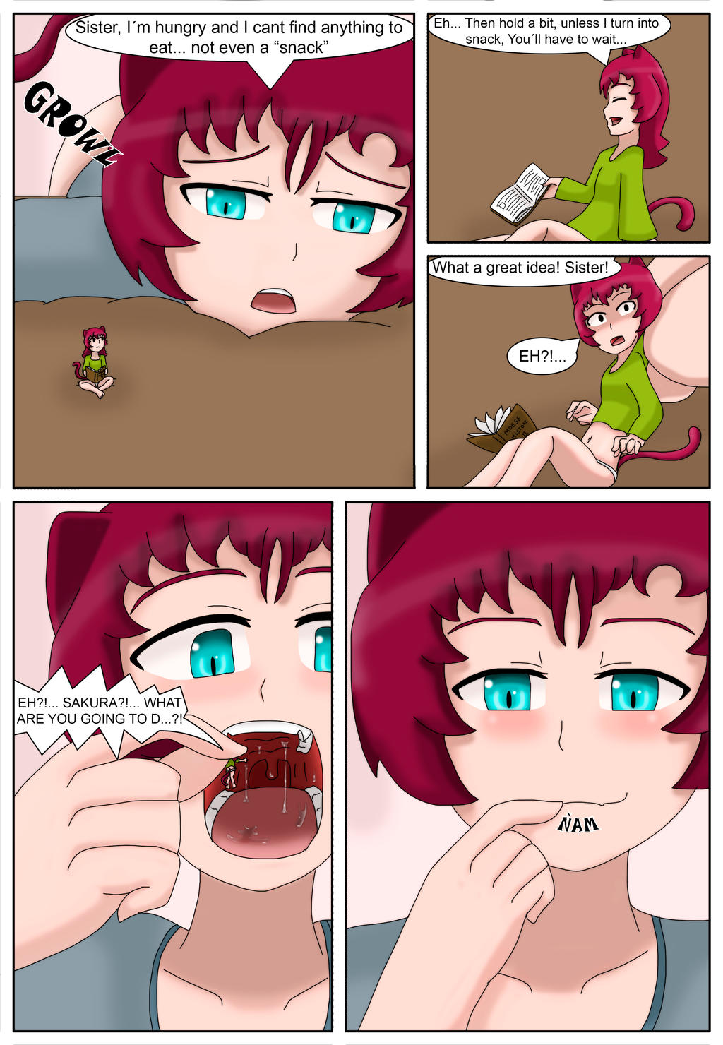 Hermanas Neko: Be my snack page 1 full