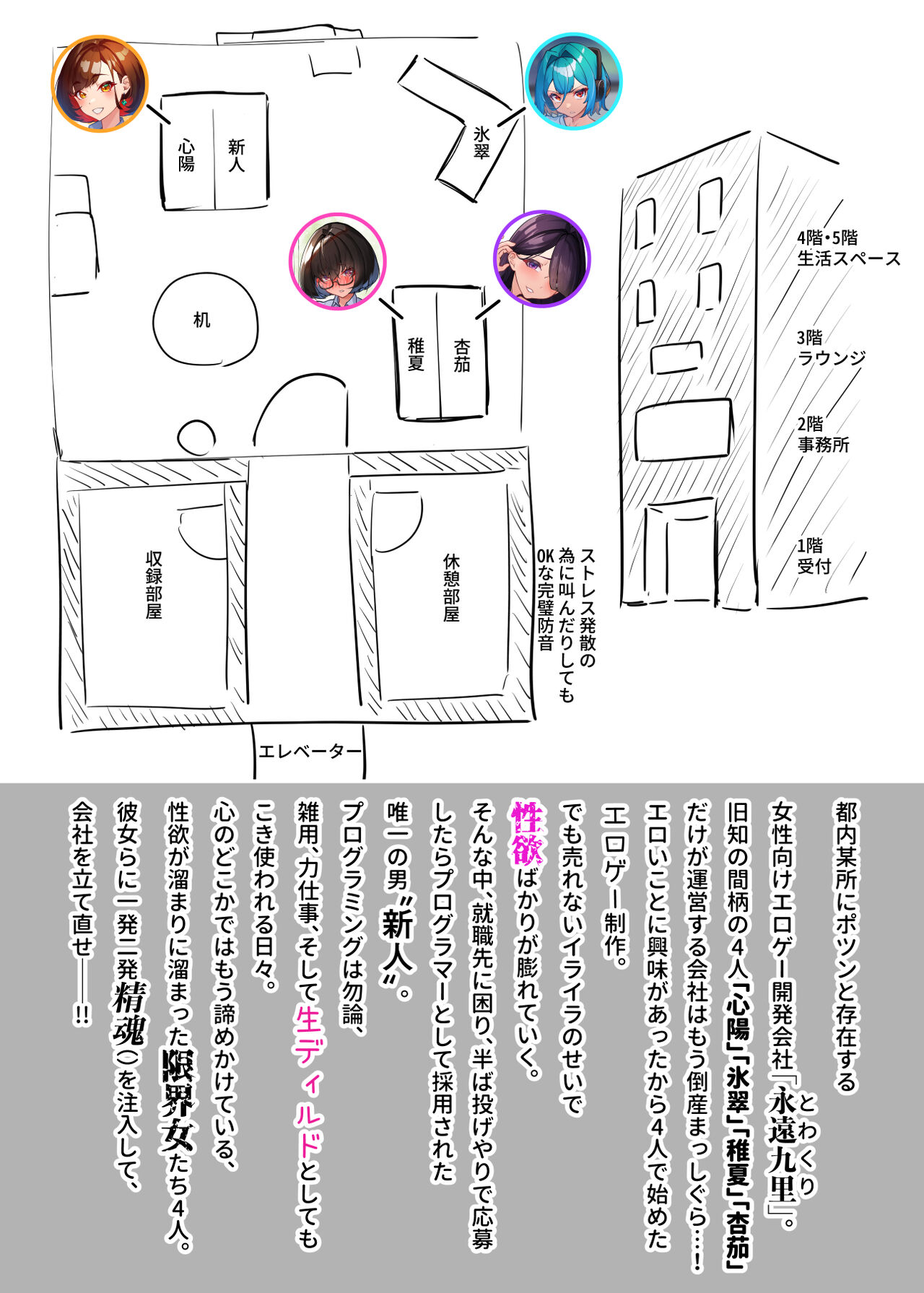 ふたなり限界オフィスレディーズ【玉なし】 page 2 full