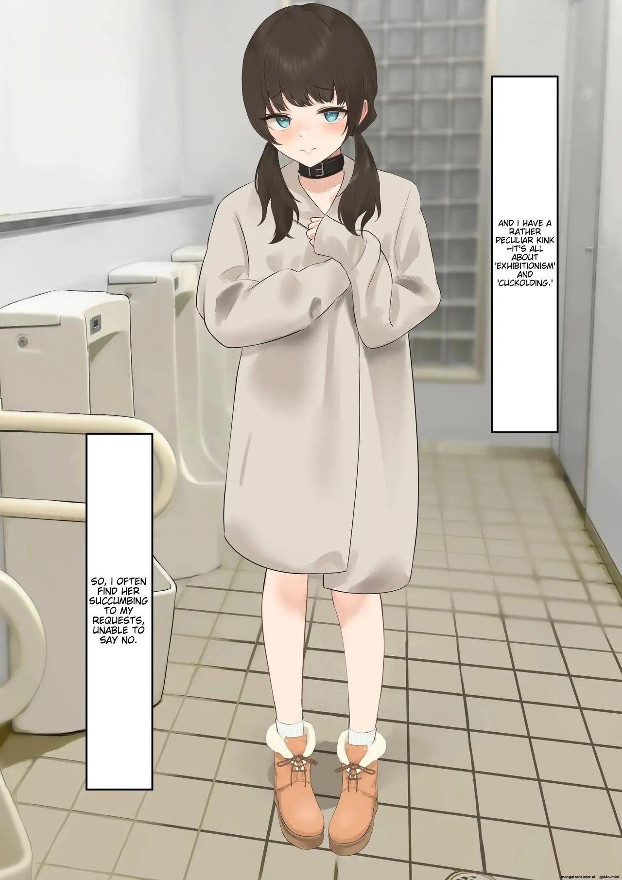 Submissive Girlfriend - Public Toilet Cuckolding - page 2 full