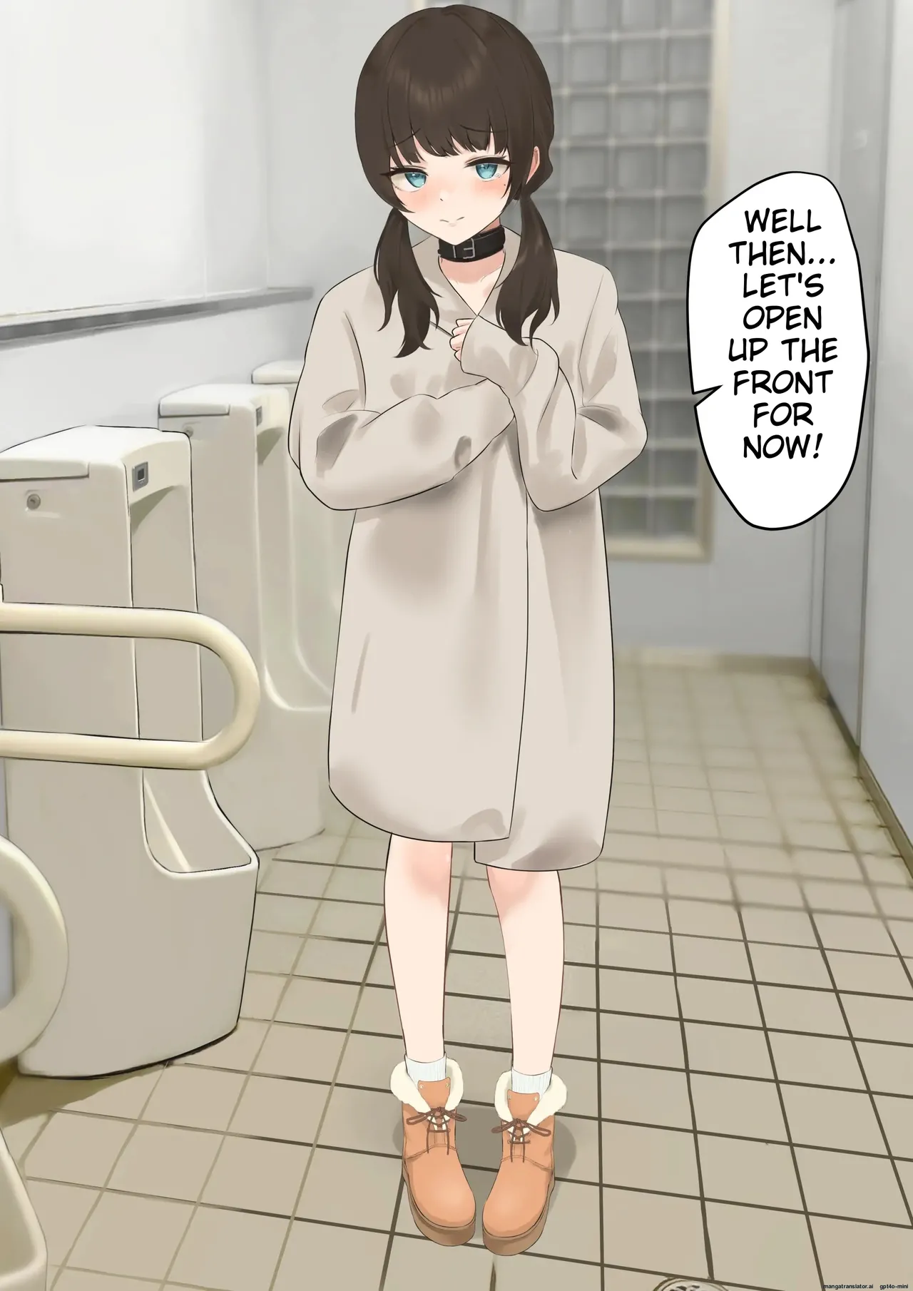 Submissive Girlfriend - Public Toilet Cuckolding - page 3 full