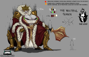 THE WRATHFUL QUEEN cover