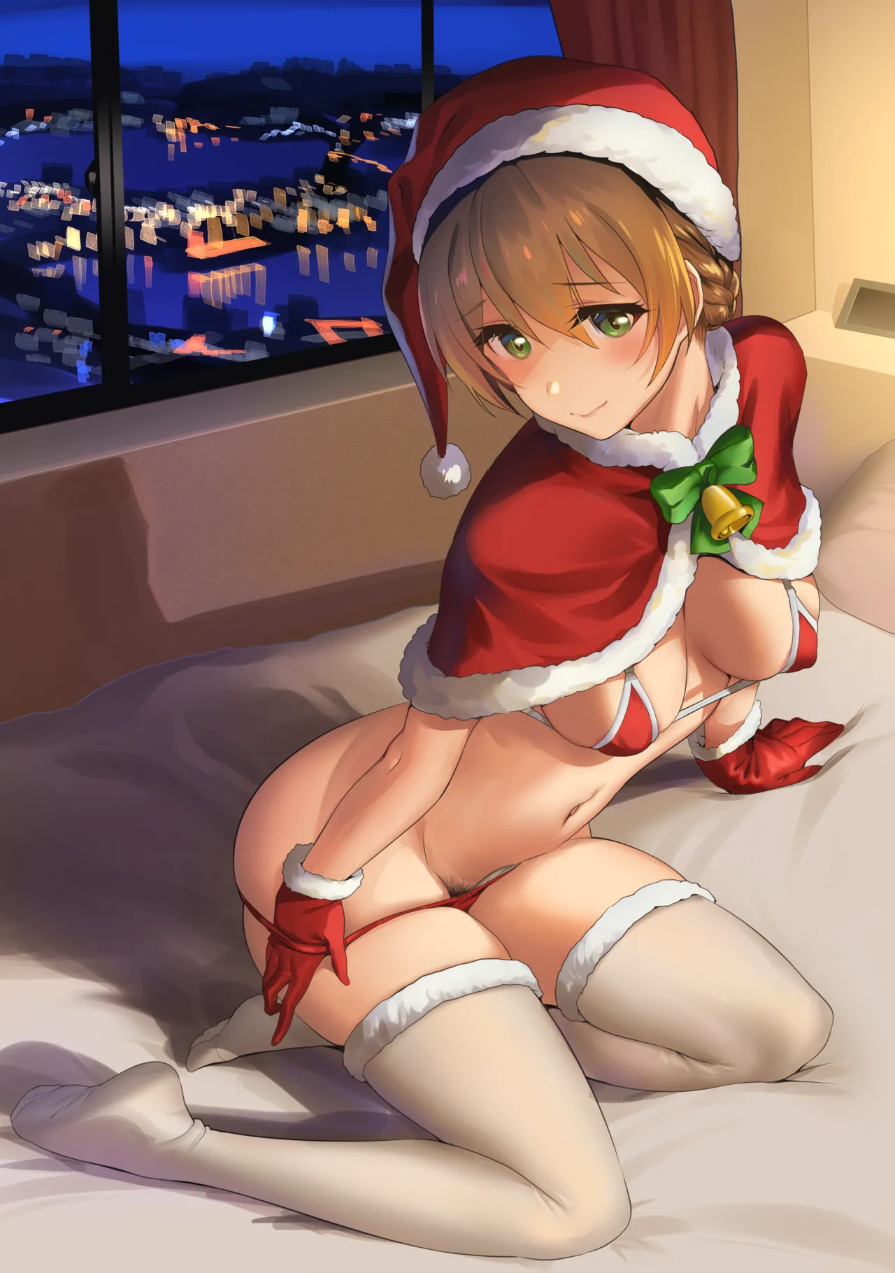 アイドルにサンタコス着せてホテルで性夜を共にする妄想～ご宿泊コース～ page 1 full
