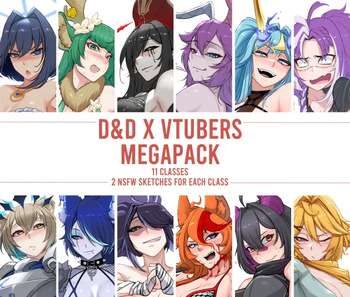 D&amp;D Vtubers Megapack cover