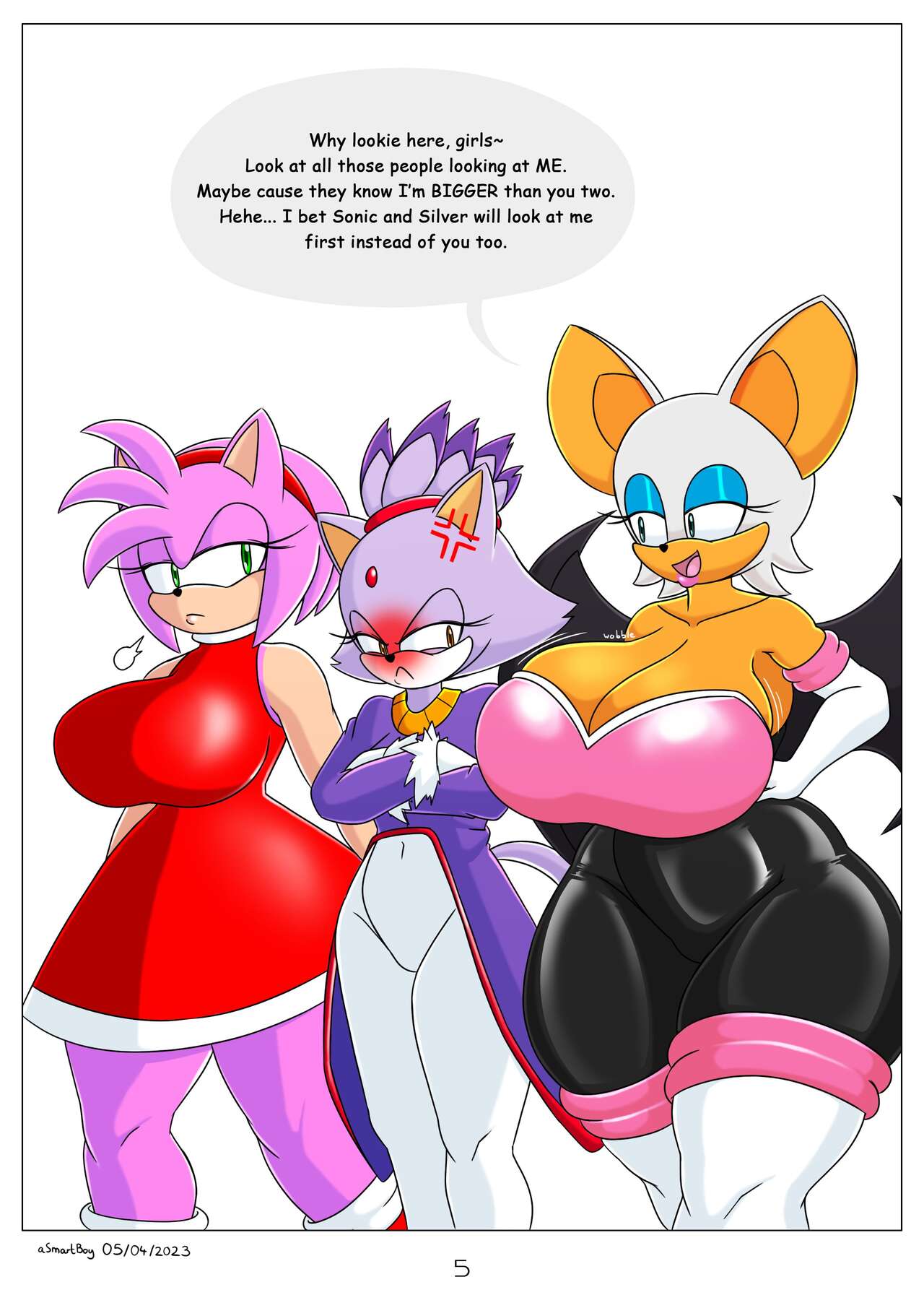 Sonic 69: Mega Mobian Montage Comic page 5 full