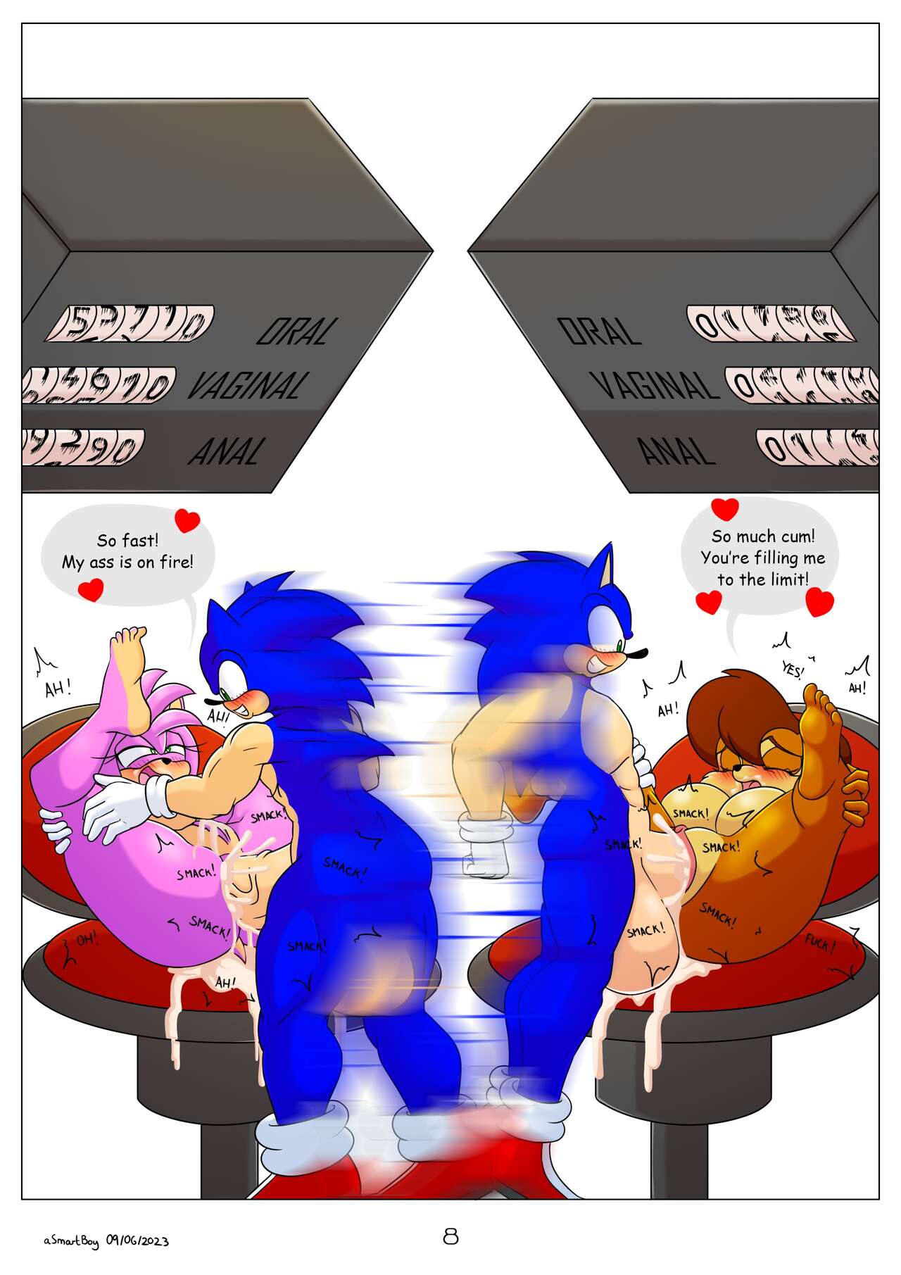 Sonic 69: Mega Mobian Montage Comic page 8 full