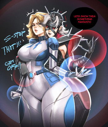 Sue Storm vs Malice cover