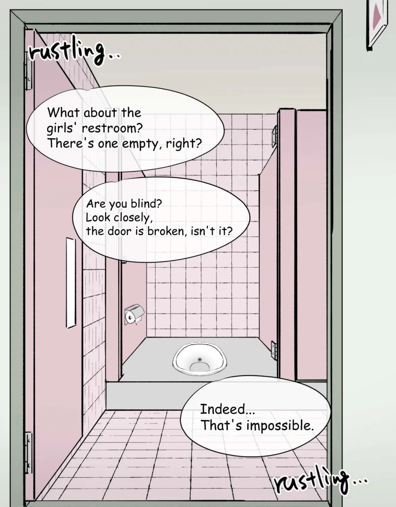 Marumie no Toire o Tsukau Onnanoko I A girl using a toilet that is completely visible page 3 full