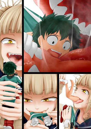 Toga eats Deku cover