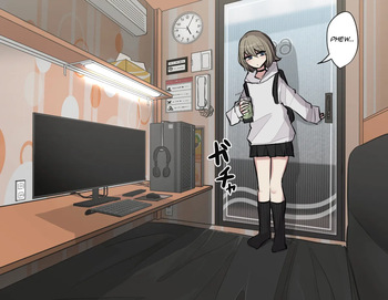 Best Friend-Chan Masturbating in an Internet Cafe cover