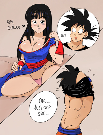 goku x chichi shirt comic cover