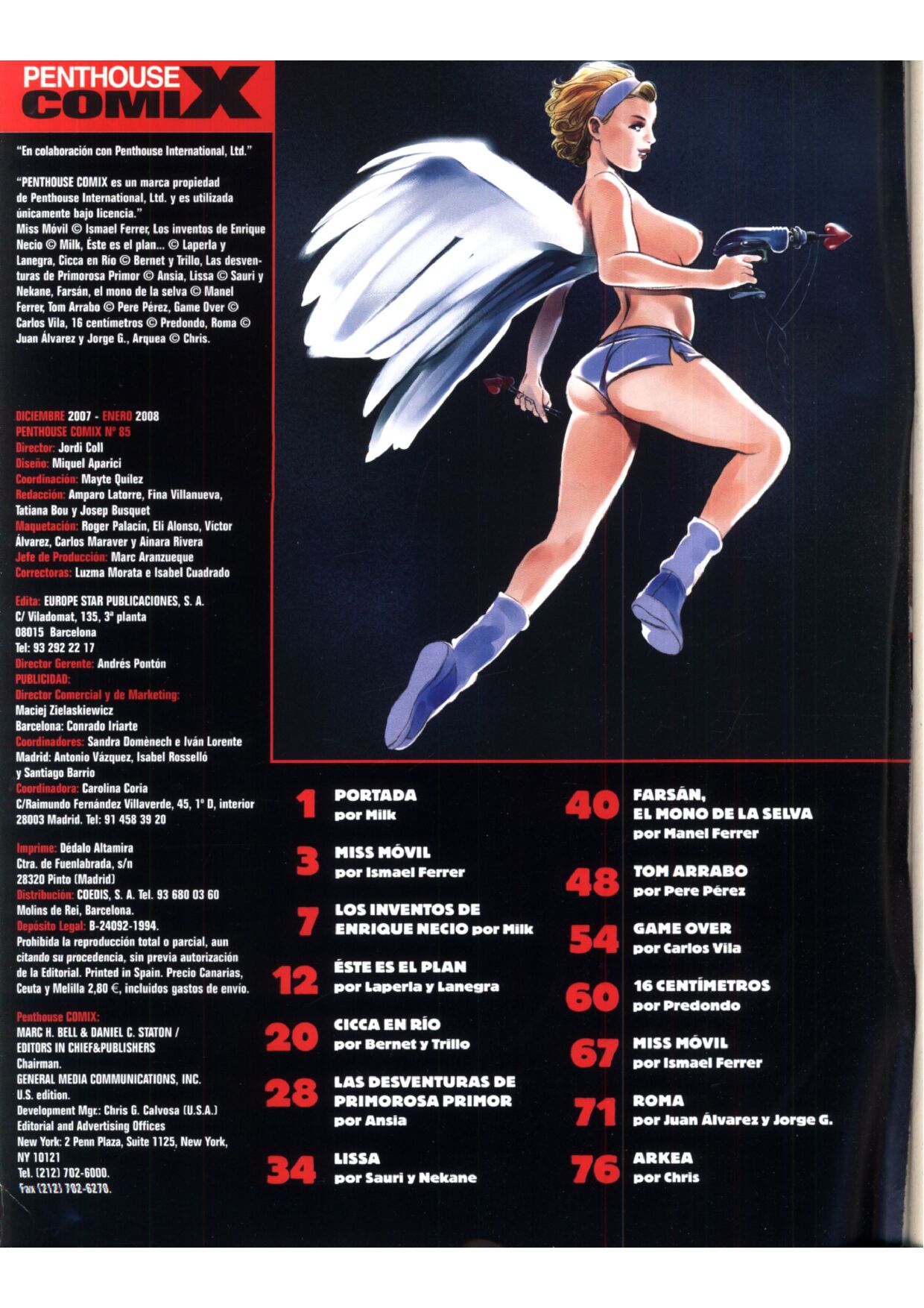 Penthouse Comix #85 page 2 full