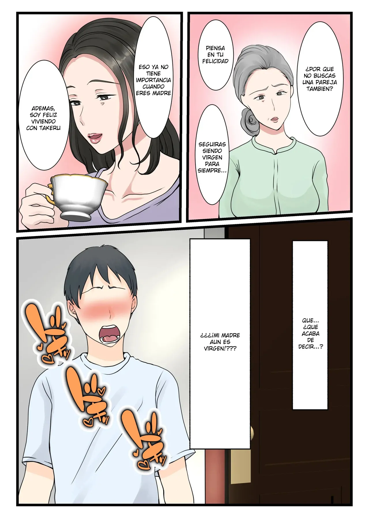 Shojo no Haha wa Musuko ni Dakarete Ko o Haramu | Una Madre Virgen Consibe Un Hijo Con Su Hijo page 8 full